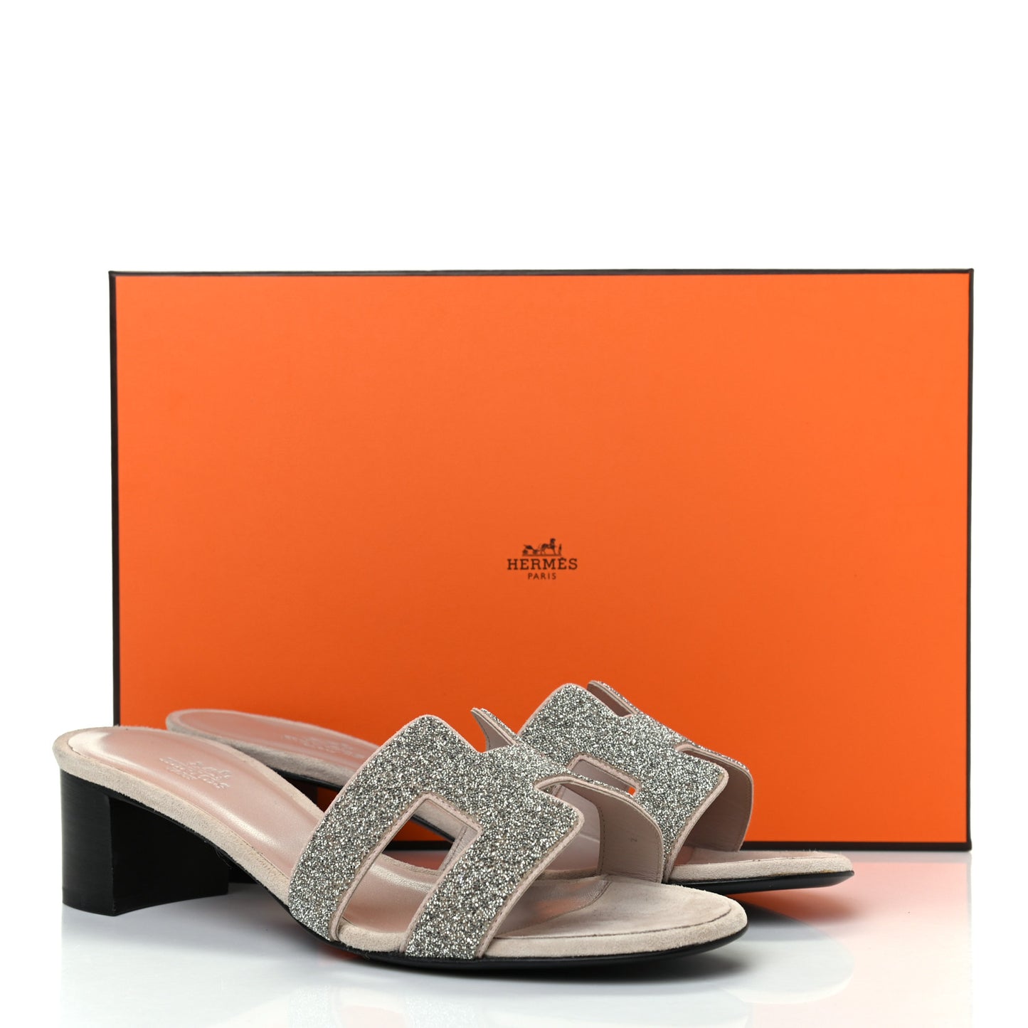 Suede Goatskin Crystal Oasis Sandals 38