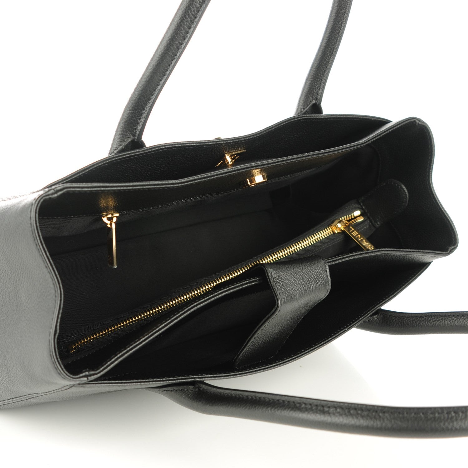 Chanel Calfskin Small Cerf Shopper Tote Black 8 of 8