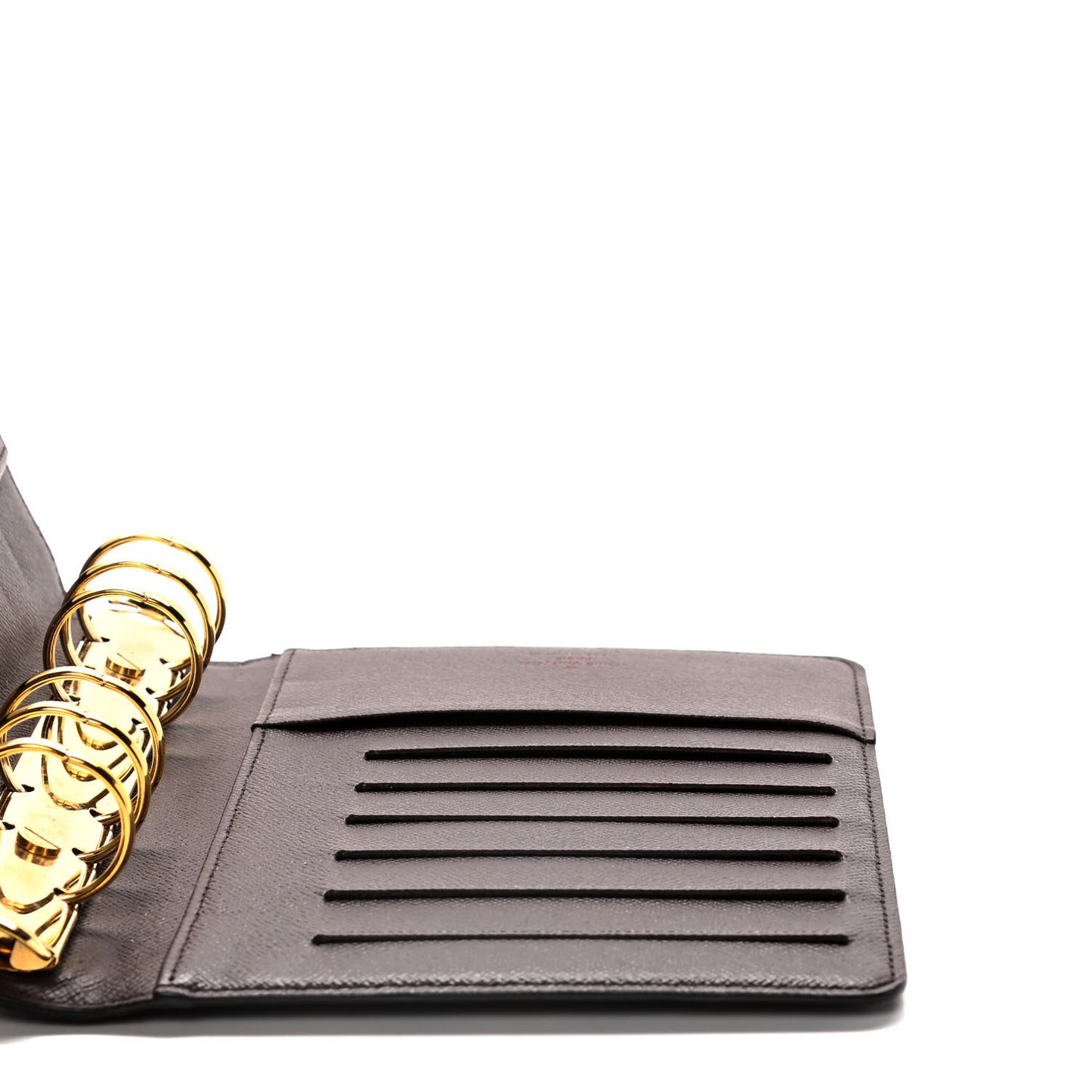 Damier Ebene Medium Ring Agenda Cover