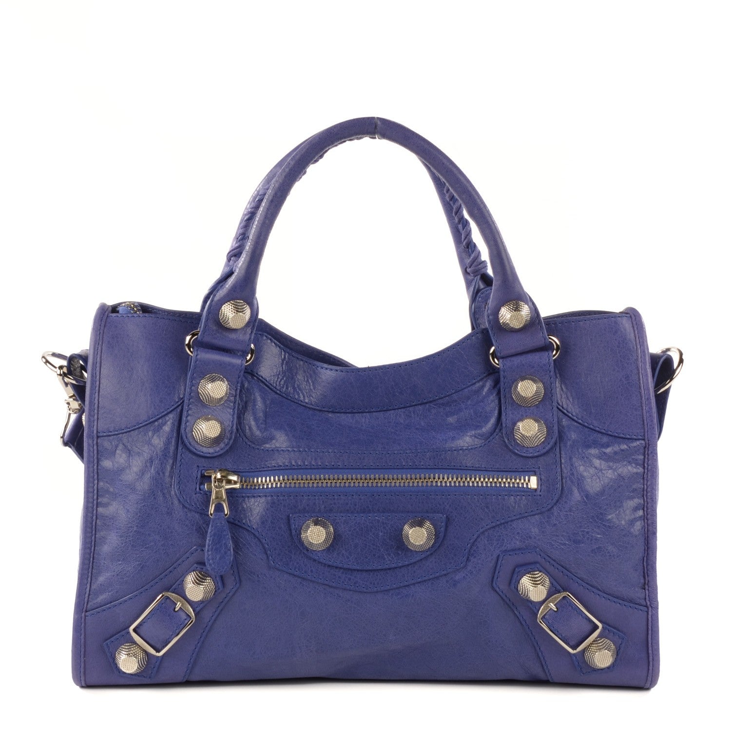 Balenciaga Agneau Giant 21 Silver Hardware City Bleu Lavande 1 of 8