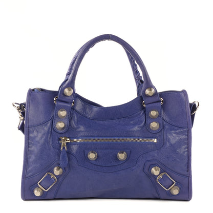 Balenciaga Agneau Giant 21 Silver Hardware City Bleu Lavande 1 of 8