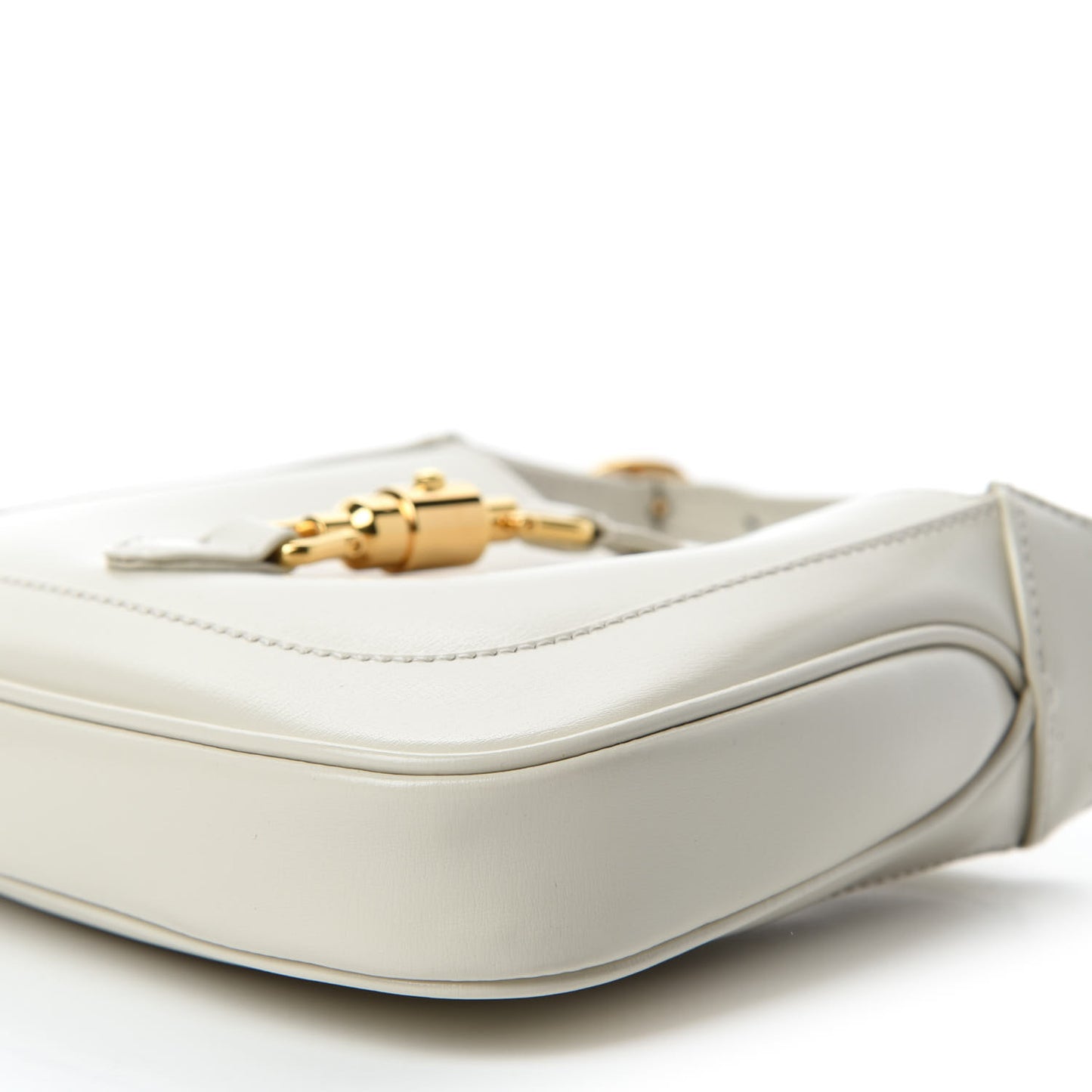 Boarded Dyana Lux Calfskin Mini Jackie 1961 Hobo Mystic White
