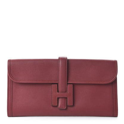 Hermes Swift Jige Elan 29 Clutch Rouge Grenat 1 of 11