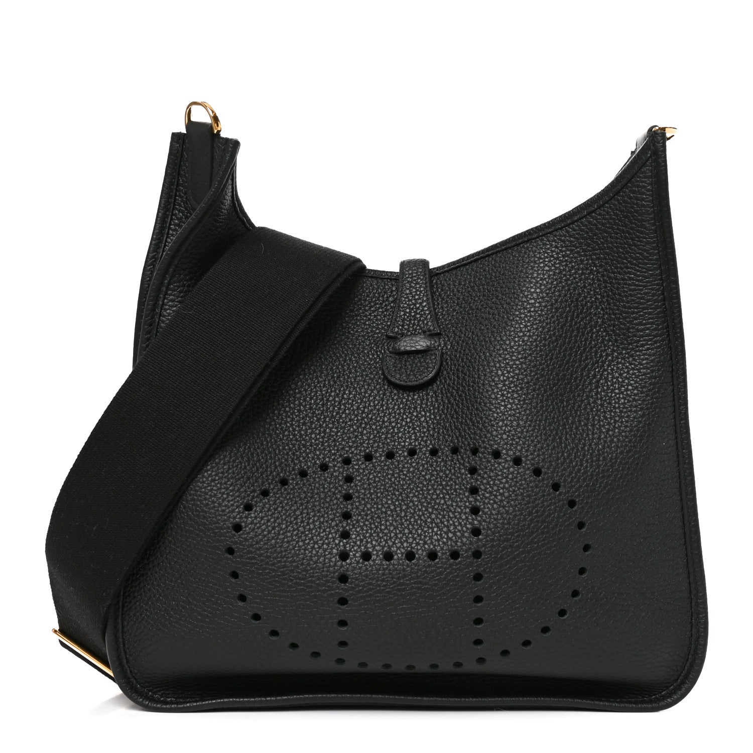 Hermes Taurillon Clemence Evelyne III PM Black 1 of 9