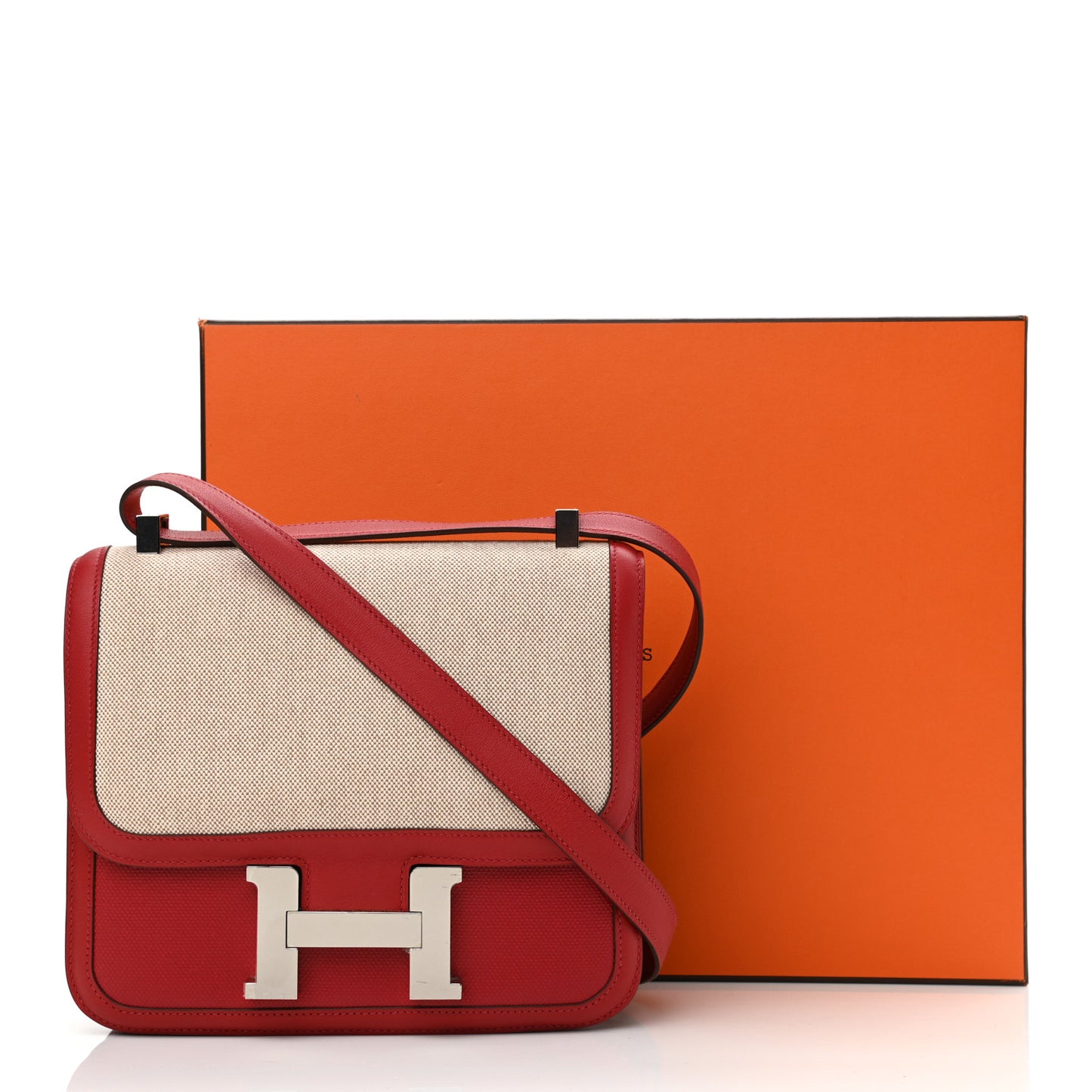 Swift Toile H Berline Constance 24 Rouge Piment Ecru
