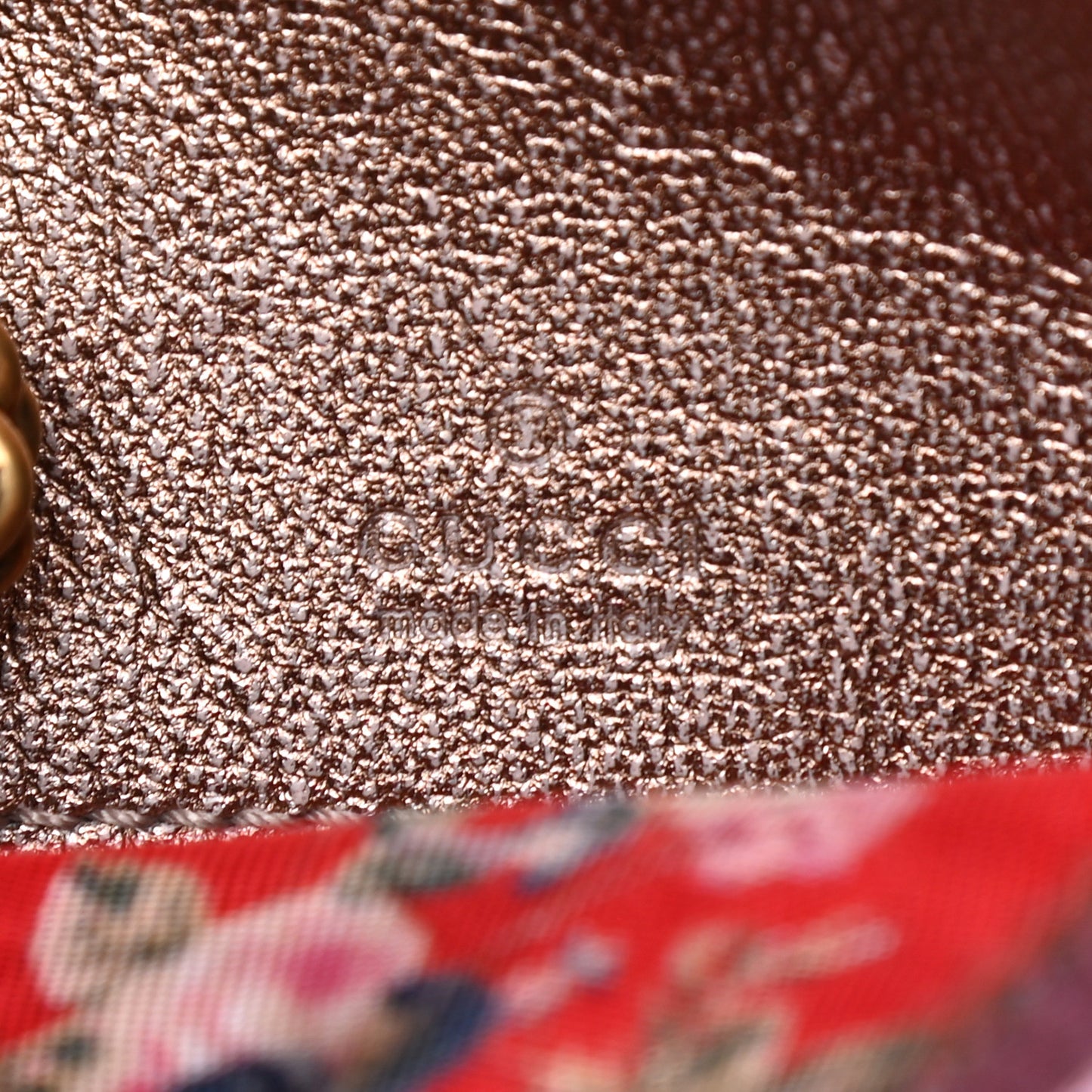Laminated Nappa Trapuntata Mini Zumi Dome Shoulder Bag Rosa Lago Rame
