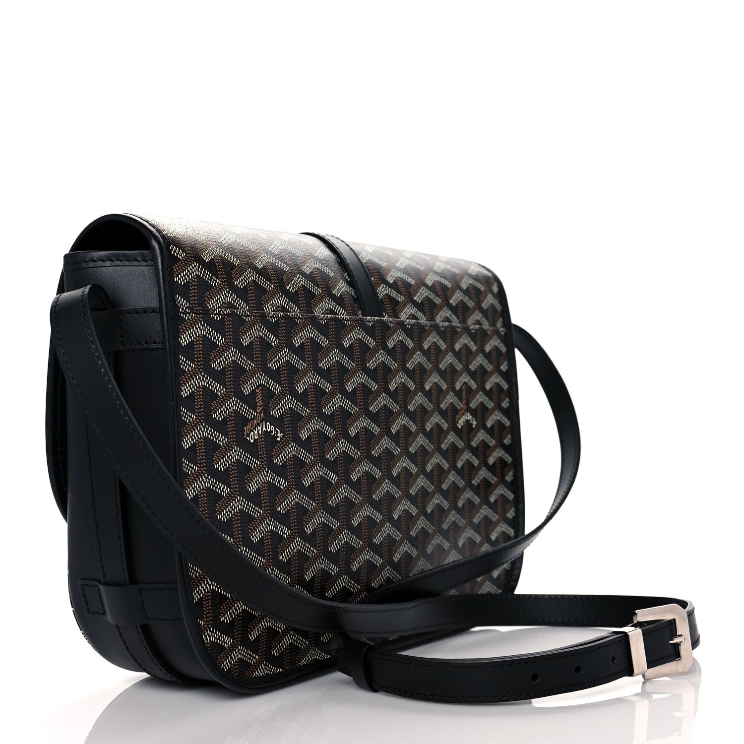 Goyard Goyardine Belvedere II MM Messenger Bag Black 3 of 12