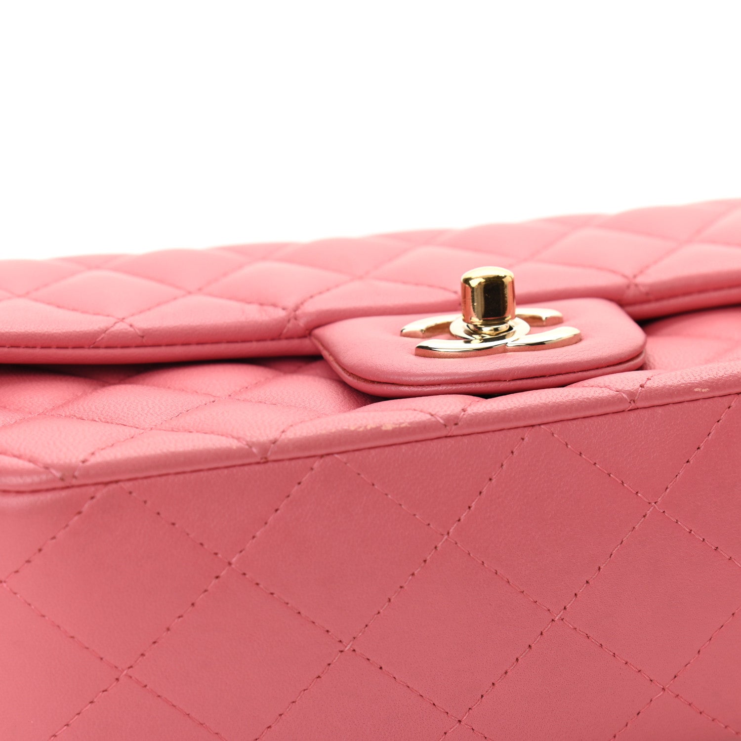 Chanel Lambskin Quilted Valentine Charms Mini Rectangular Flap Pink 11 of 11
