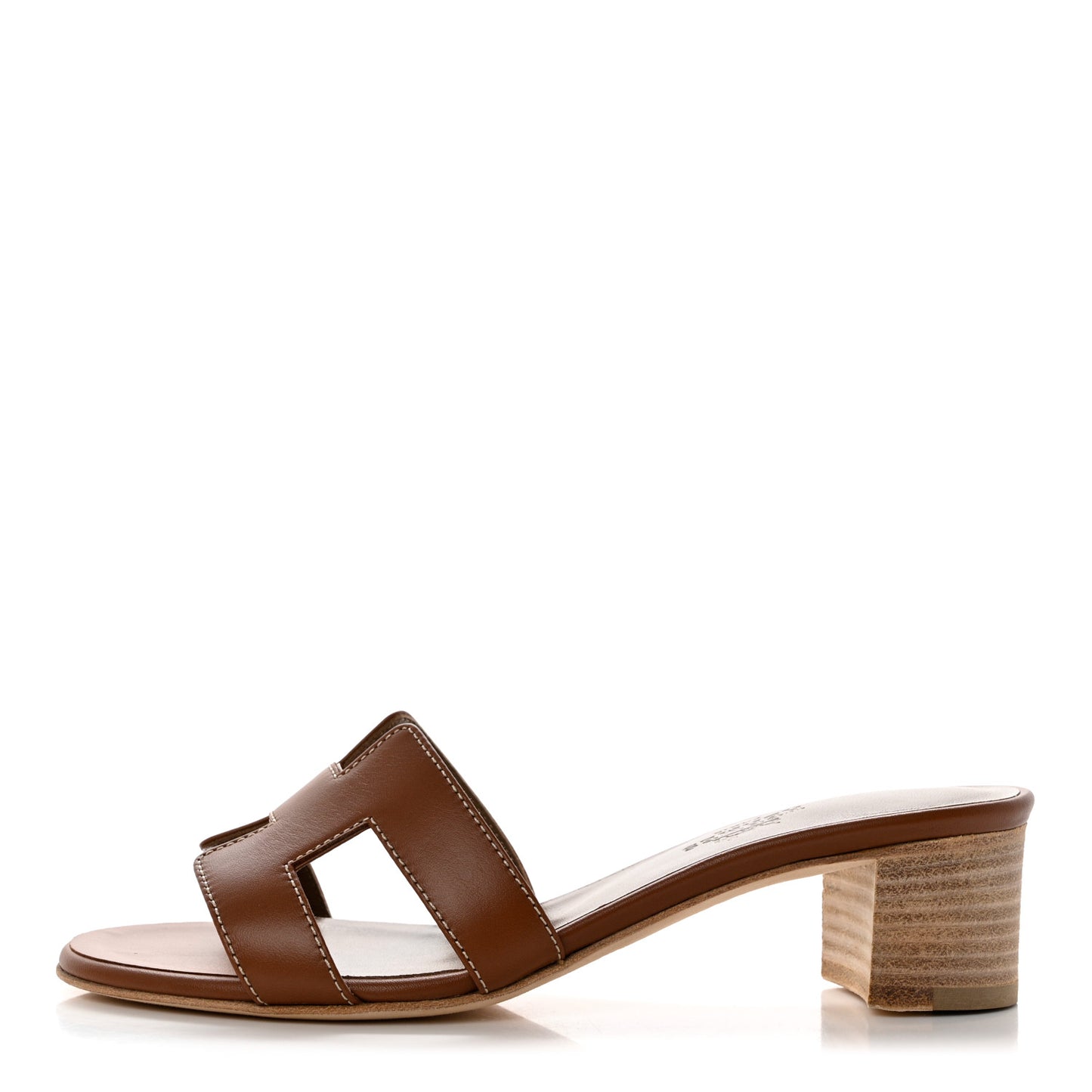 Calfskin Oasis Sandals 35 Gold