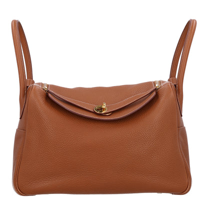 Hermes Taurillon Clemence Lindy 34 Gold 1 of 10