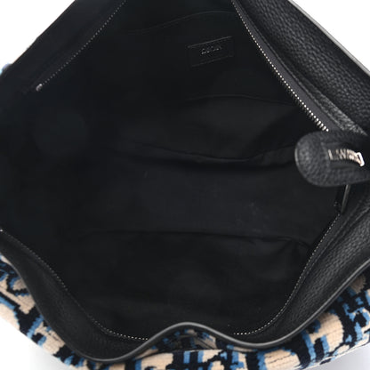 Christian Dior Oblique Saddle Soft Bag Bleu Marine 5 of 9