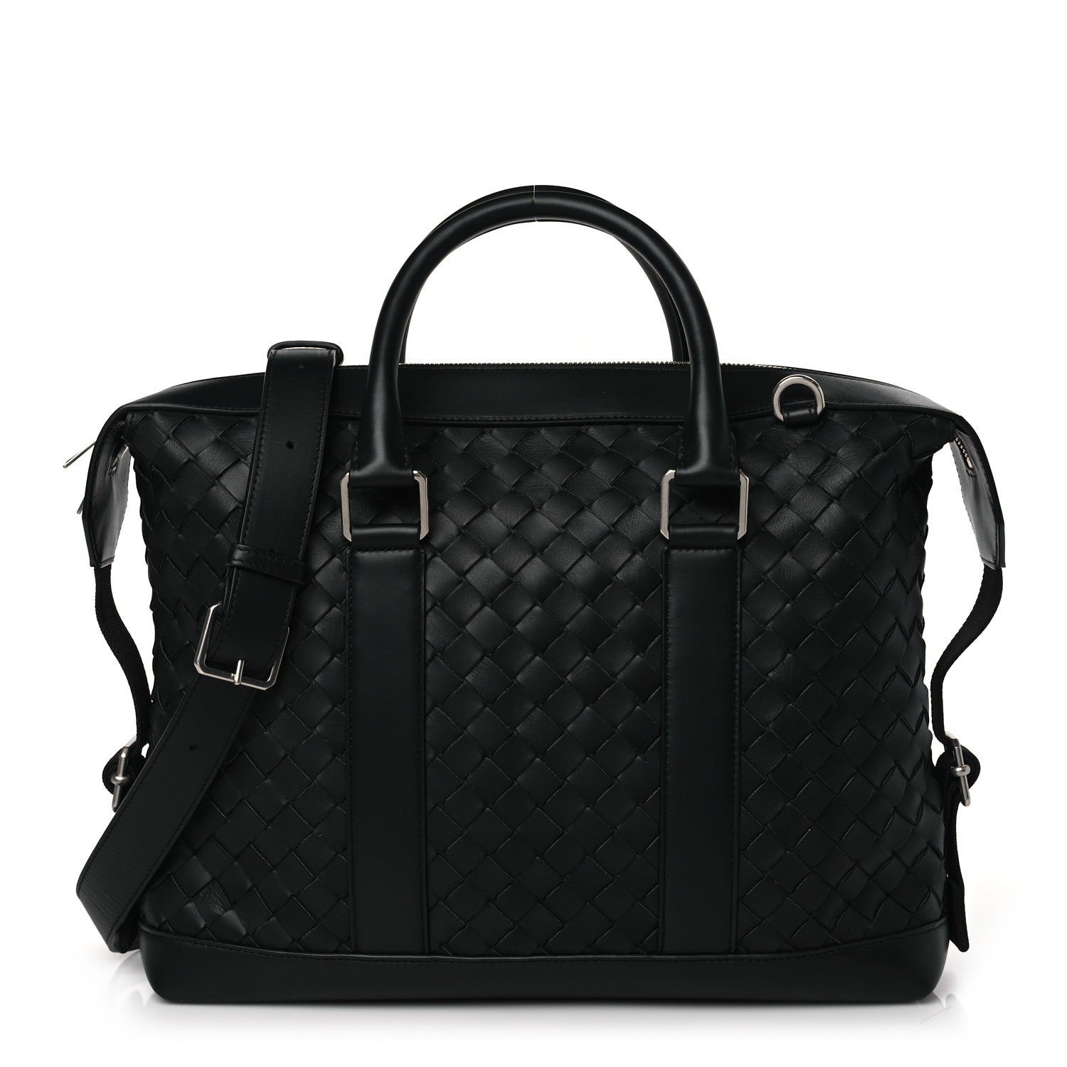 Bottega Veneta Nappa Intrecciato Large Briefcase Black 1 of 8
