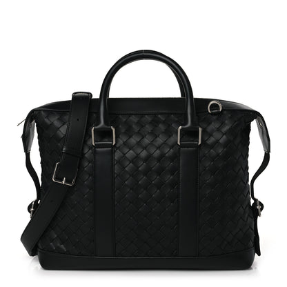 Bottega Veneta Nappa Intrecciato Large Briefcase Black 1 of 8