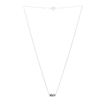 Tiffany Sterling Silver 12mm Elsa Peretti Bean Pendant Necklace 3 of 5