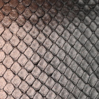 Jimmy Choo Metallic Snakeskin Lambskin Clutch Black Multicolor 7 of 12