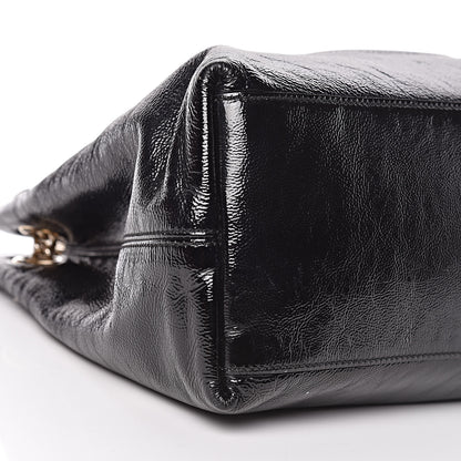 Gucci Patent Medium Soho Chain Shoulder Bag Black 6 of 10