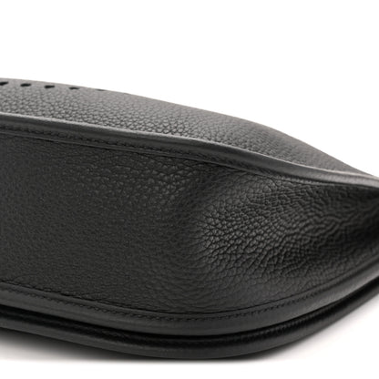 Hermes Taurillon Clemence Evelyne III PM Black 10 of 11