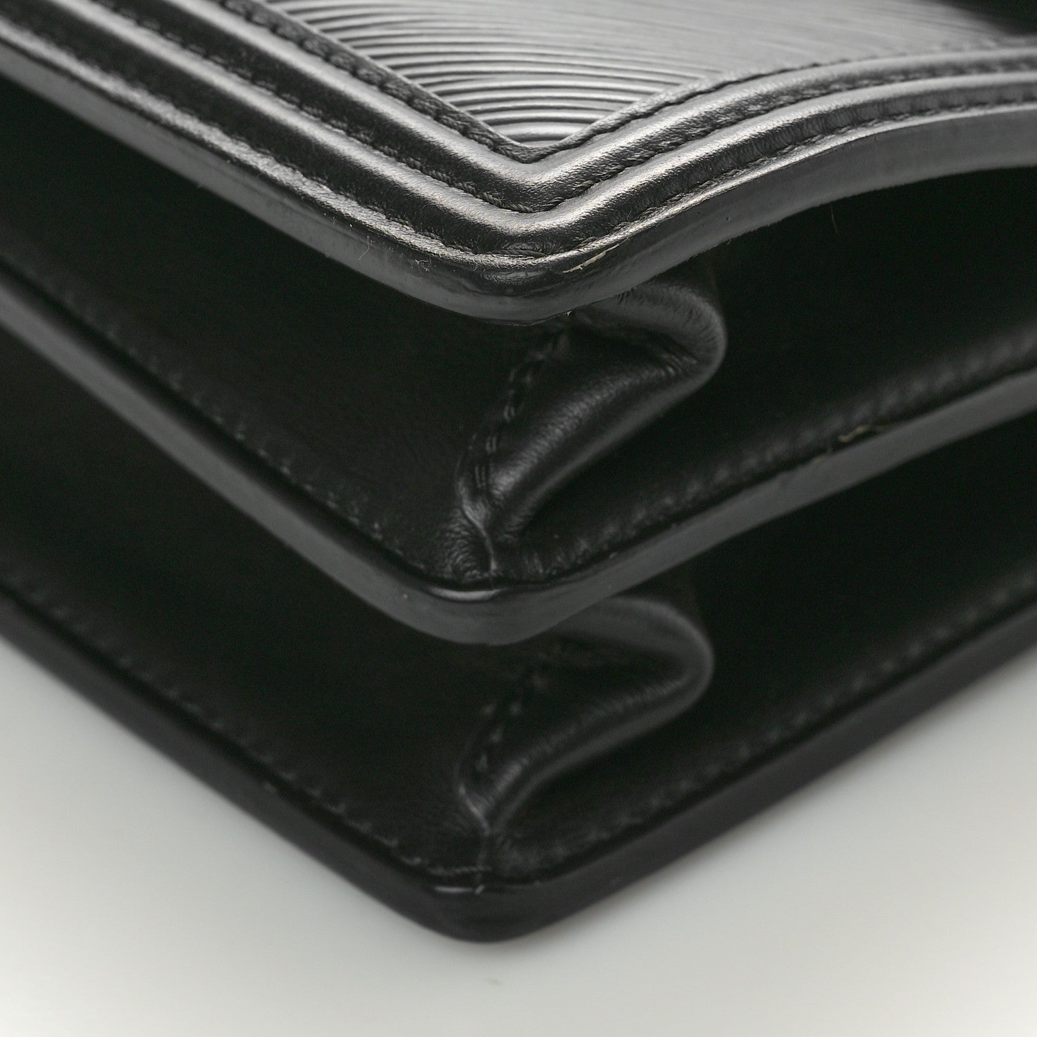 Louis Vuitton Epi Dauphine MM Black 9 of 9