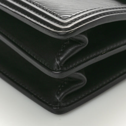 Louis Vuitton Epi Dauphine MM Black 9 of 9
