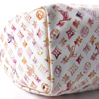Louis Vuitton Watercolor Aquarelle Speedy 35 White 6 of 11