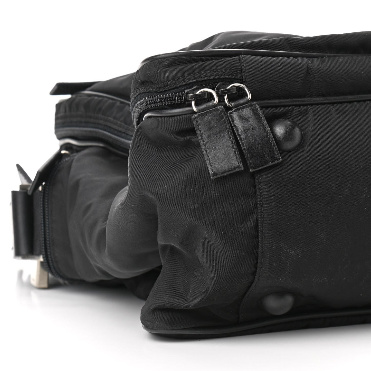 Tessuto Nylon Travel Briefcase Black