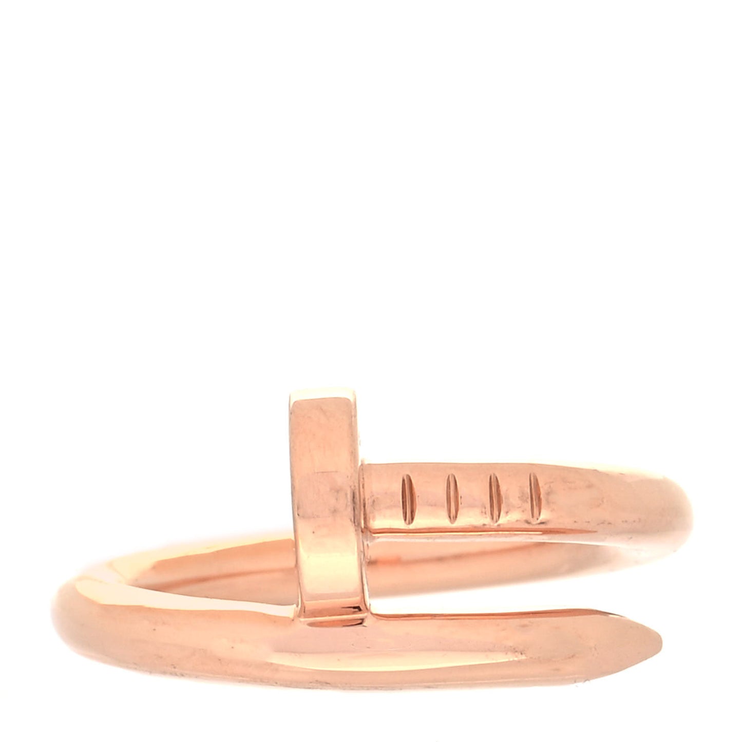 18K Pink Gold Juste Un Clou Ring 52 6