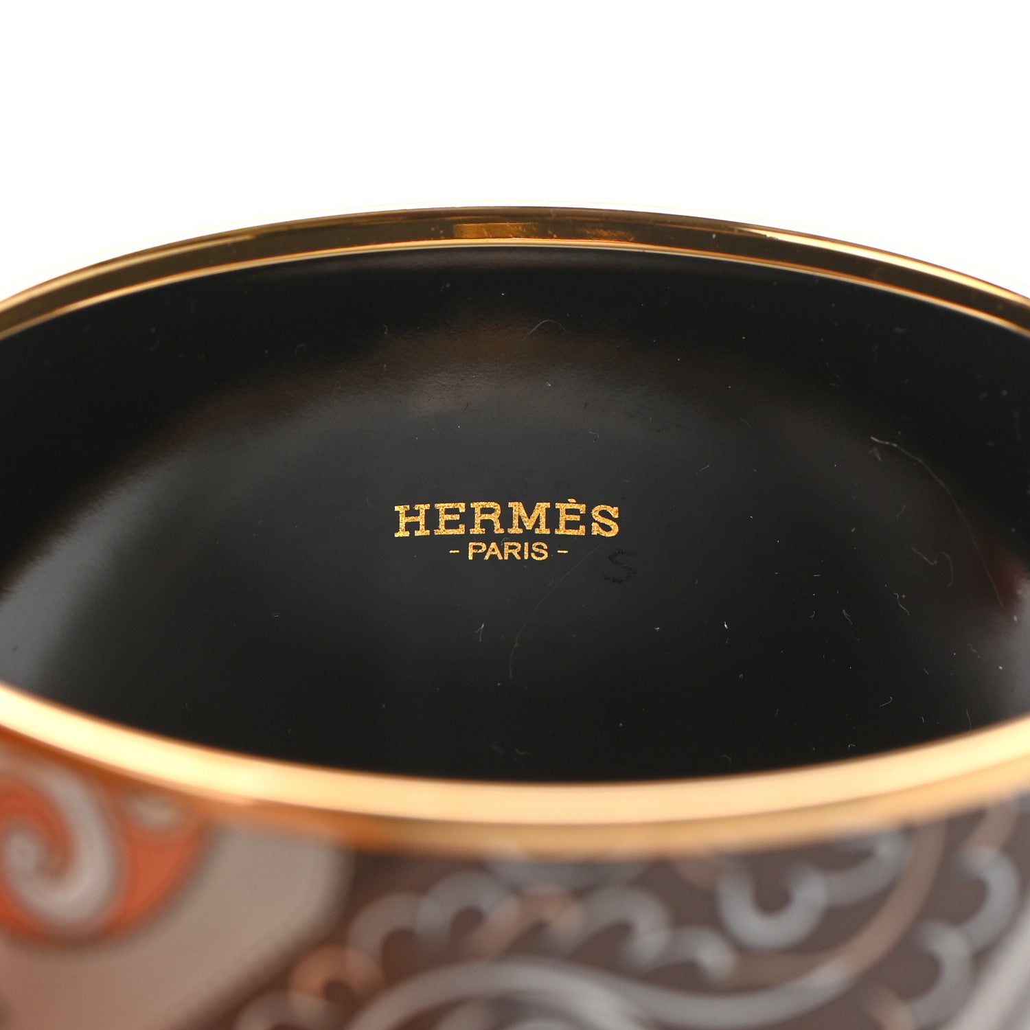 Hermes Enamel Printed Extra Wide Festival des Amazones Bracelet 70 5 of 5