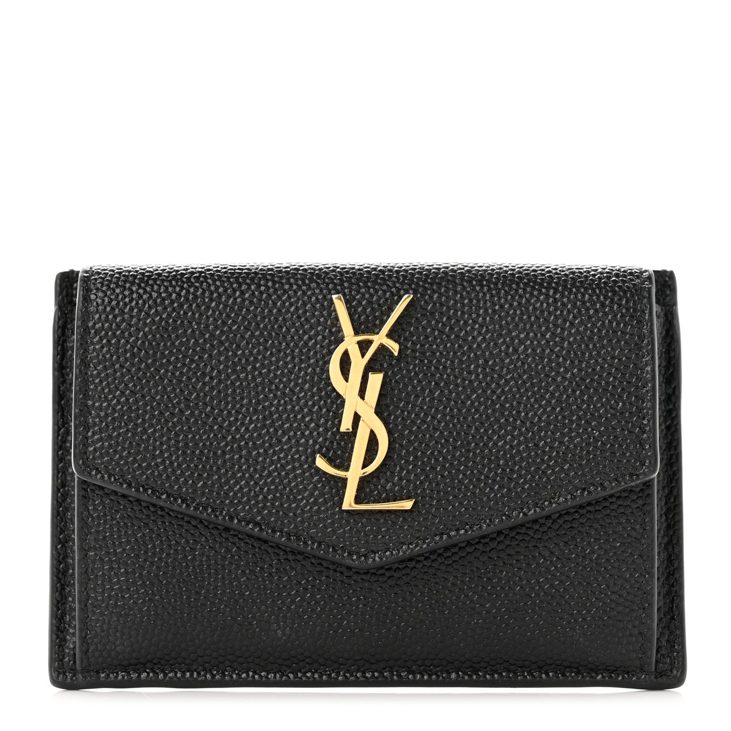 Grain De Poudre Uptown Monogram Card Case Black