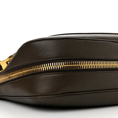 Tom Ford Grained Calfskin Large Jennifer Crossbody Bag Brown 8 of 14