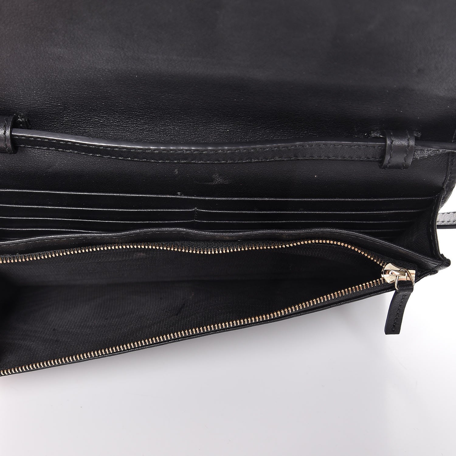 Gucci Microguccissima Crossbody Wallet Black 5 of 9