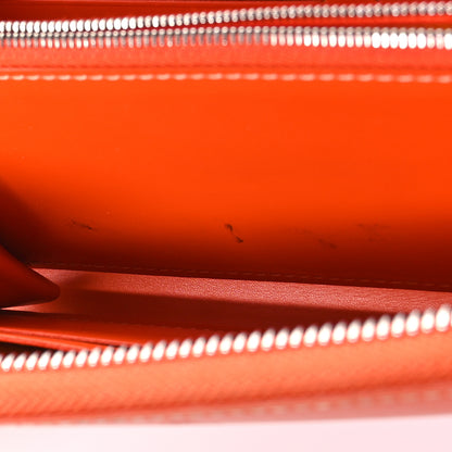 Goyard Goyardine Matignon Zip Around GM Wallet Orange 9 of 10