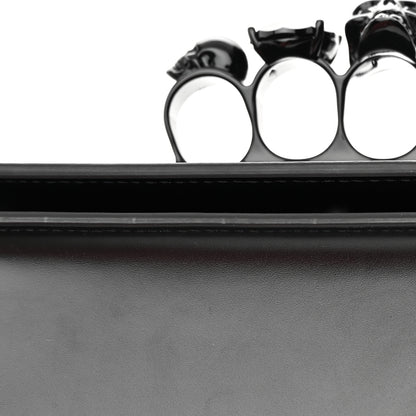 Alexander McQueen Calfskin Knuckle Shoulder Bag Black 9 of 11