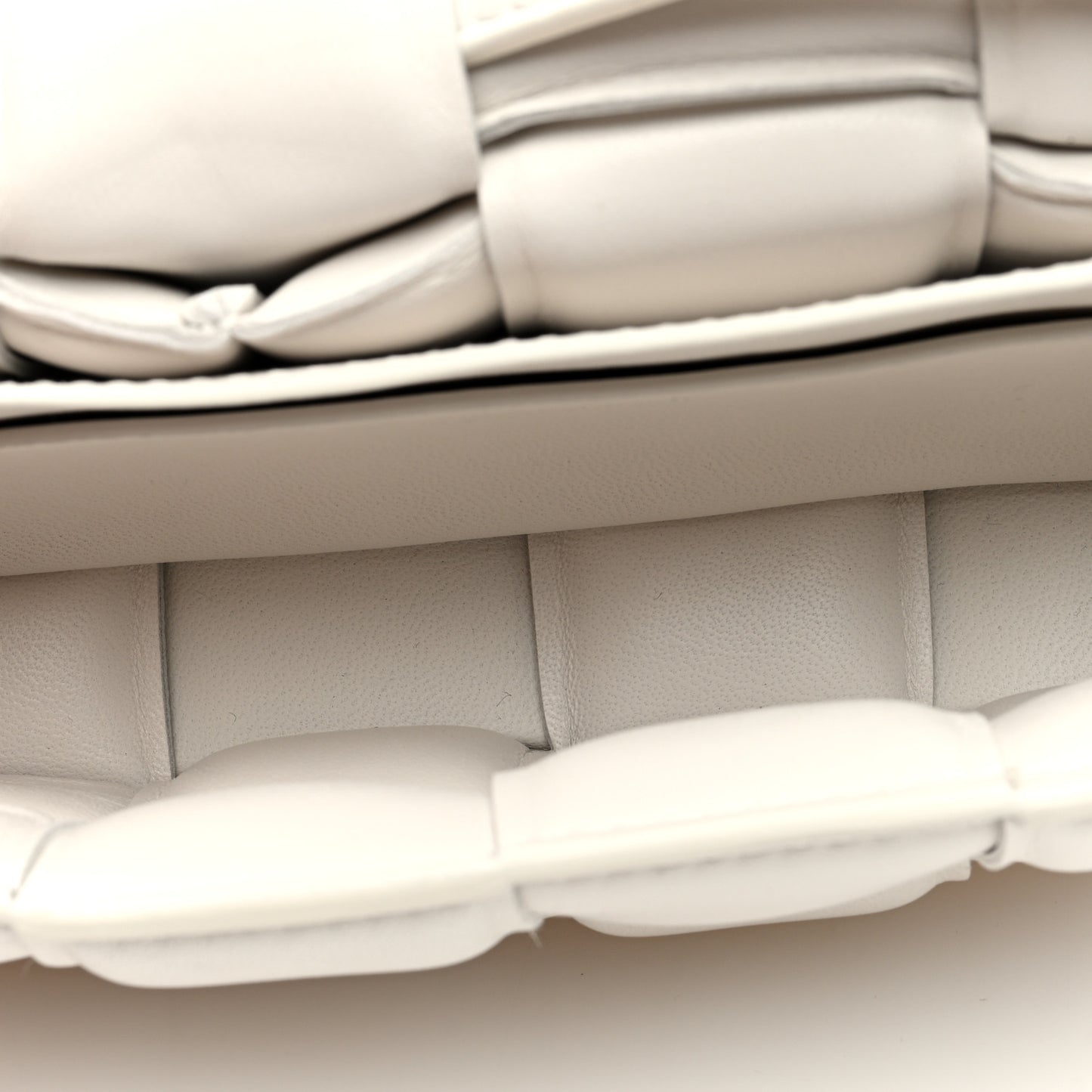 Nappa Maxi Intrecciato Padded The Belt Cassette Bag Chalk