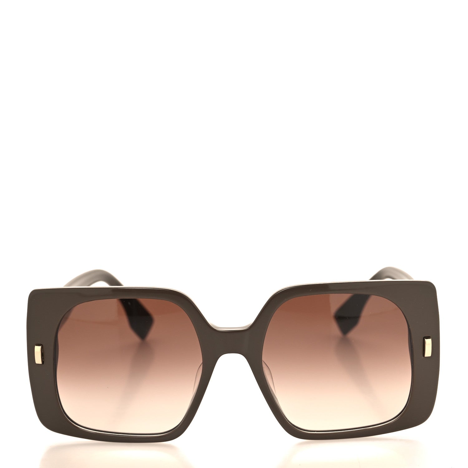 Fendi Acetate Square Sunglasses FE40036U Brown 2 of 7