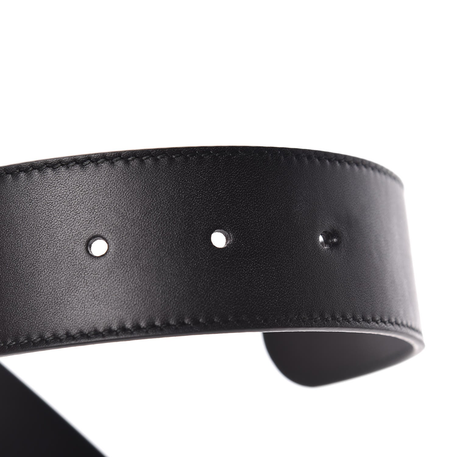 Gucci Calfskin Crystal Double G 40mm Belt 95 38 Black 5 of 7