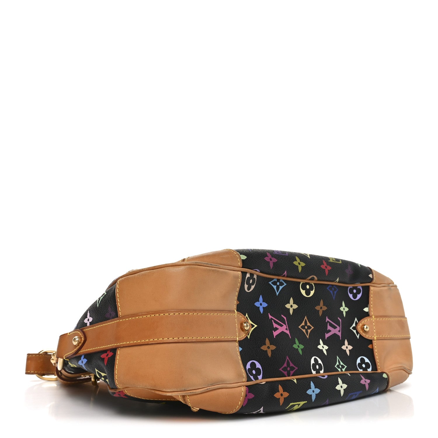 Louis Vuitton Monogram Multicolor Greta Black 4 of 9