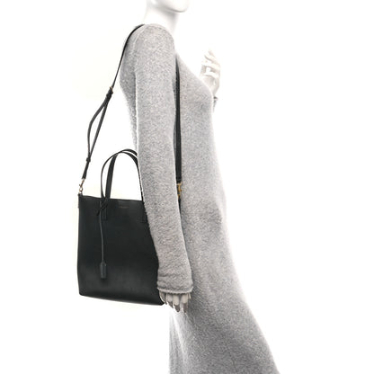 Saint Laurent Calfskin Toy Shopping Tote Black 2 of 12