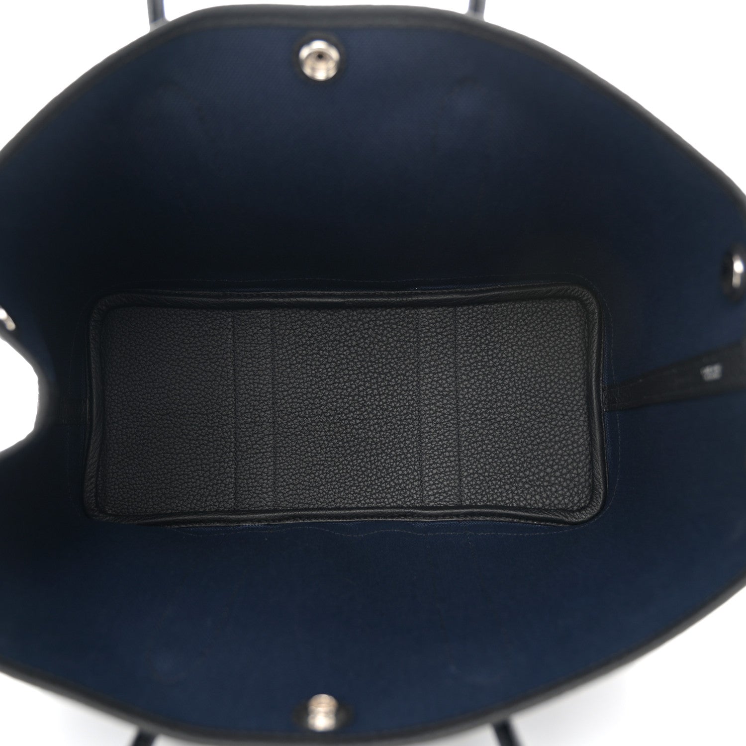 Hermes Toile Militaire Negonda Garden Party 30 TPM Bleu Marine Black 5 of 10