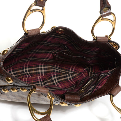 Gucci Crystal Monogram Babouska Shoulder Bag Brown 5 of 7
