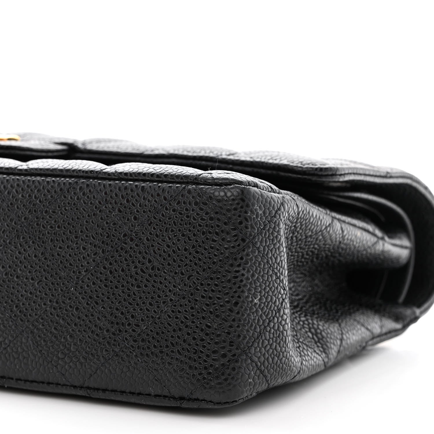 Chanel Caviar Quilted Medium Double Flap Black 9 of 10