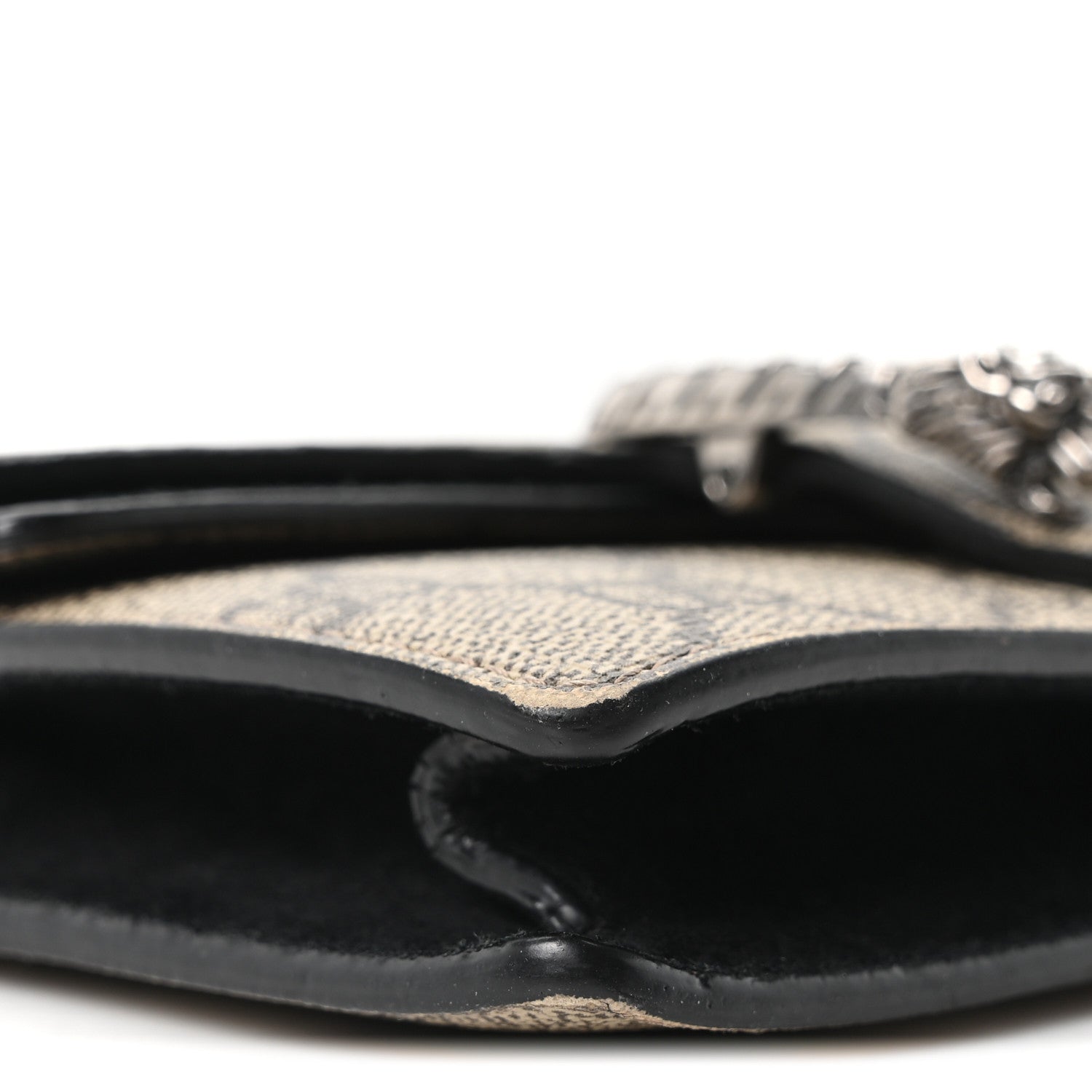 Gucci GG Supreme Monogram Super Mini Dionysus Shoulder Bag Black 8 of 9