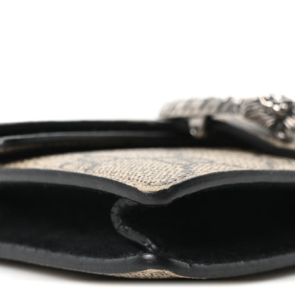Gucci GG Supreme Monogram Super Mini Dionysus Shoulder Bag Black 8 of 9