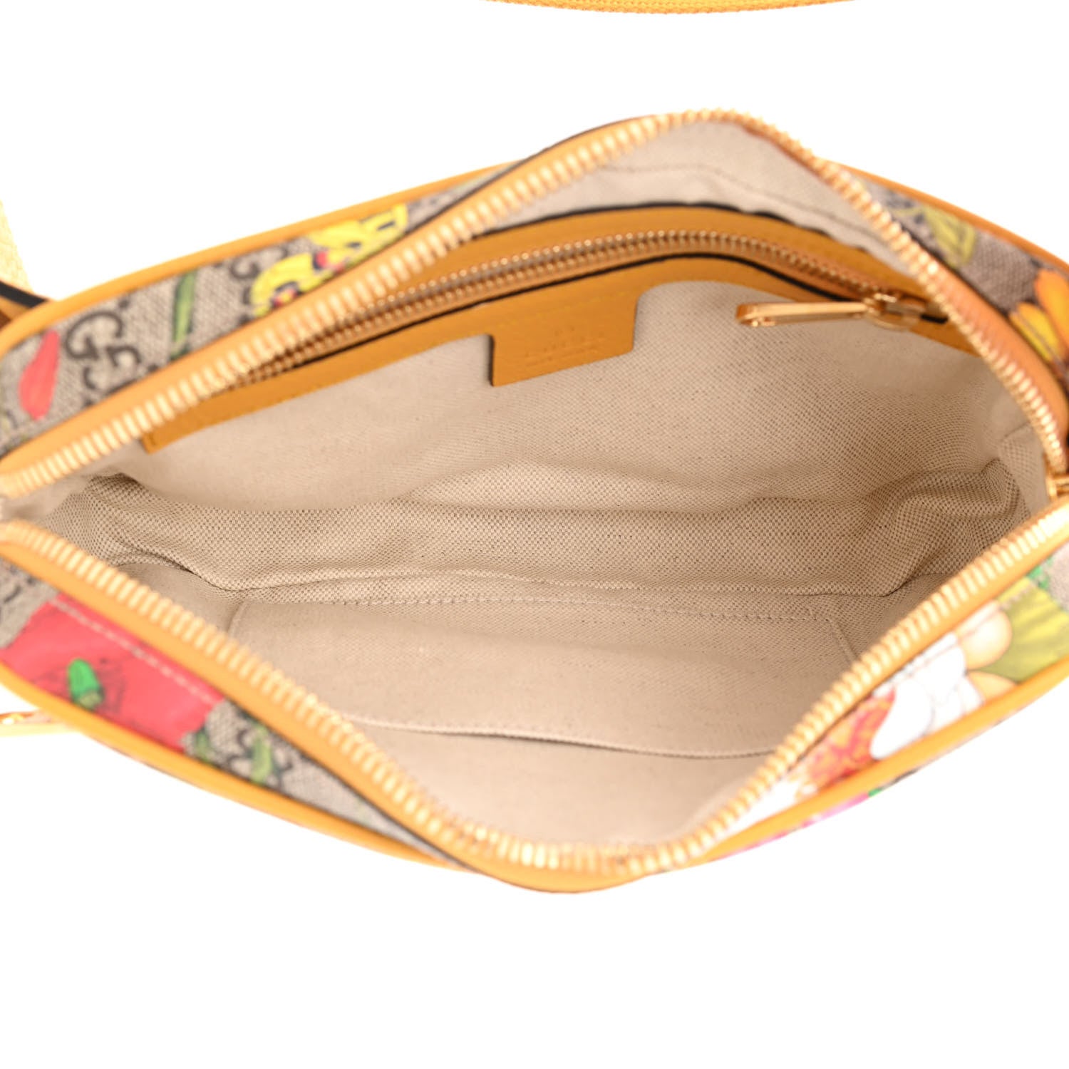 Gucci GG Supreme Monogram Flora Medium Ophidia Belt Bag Beige Multicolor Crop 5 of 10