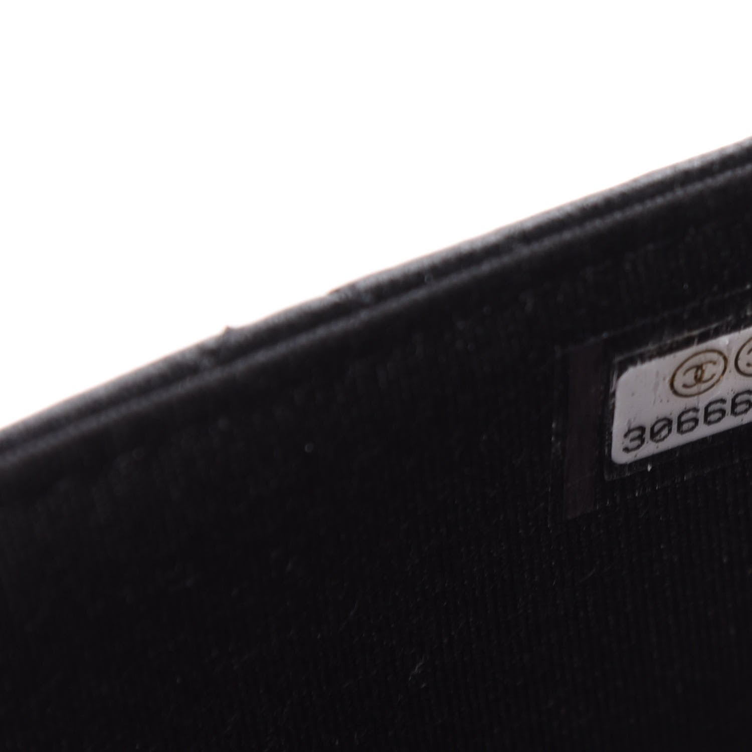 Chanel Lambskin Quilted CC Pearl Crush Wallet on Chain WOC Black 7 of 11