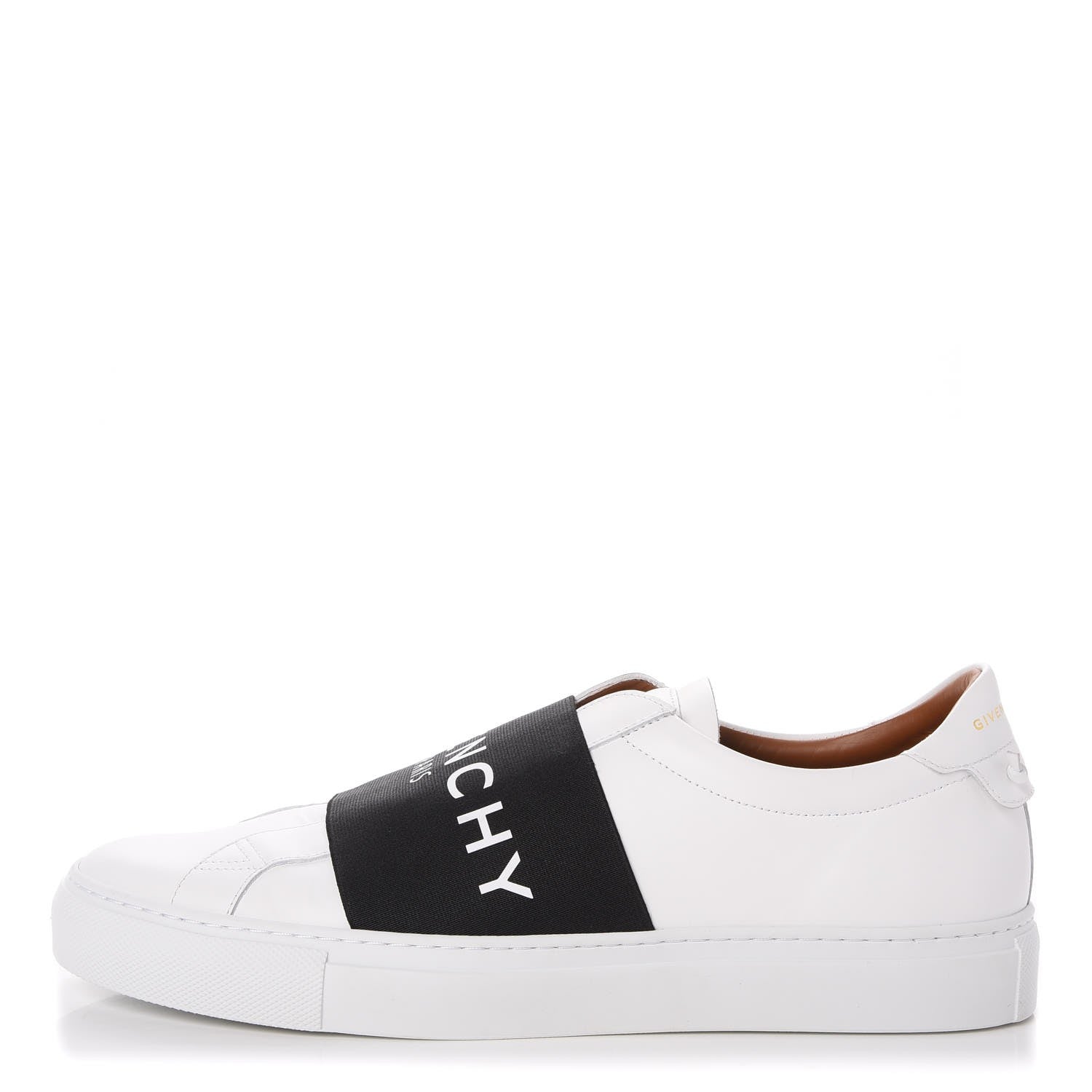 Givenchy Calfskin Band Logo Mens Urban Street Sneakers 41 White Black 1 of 12