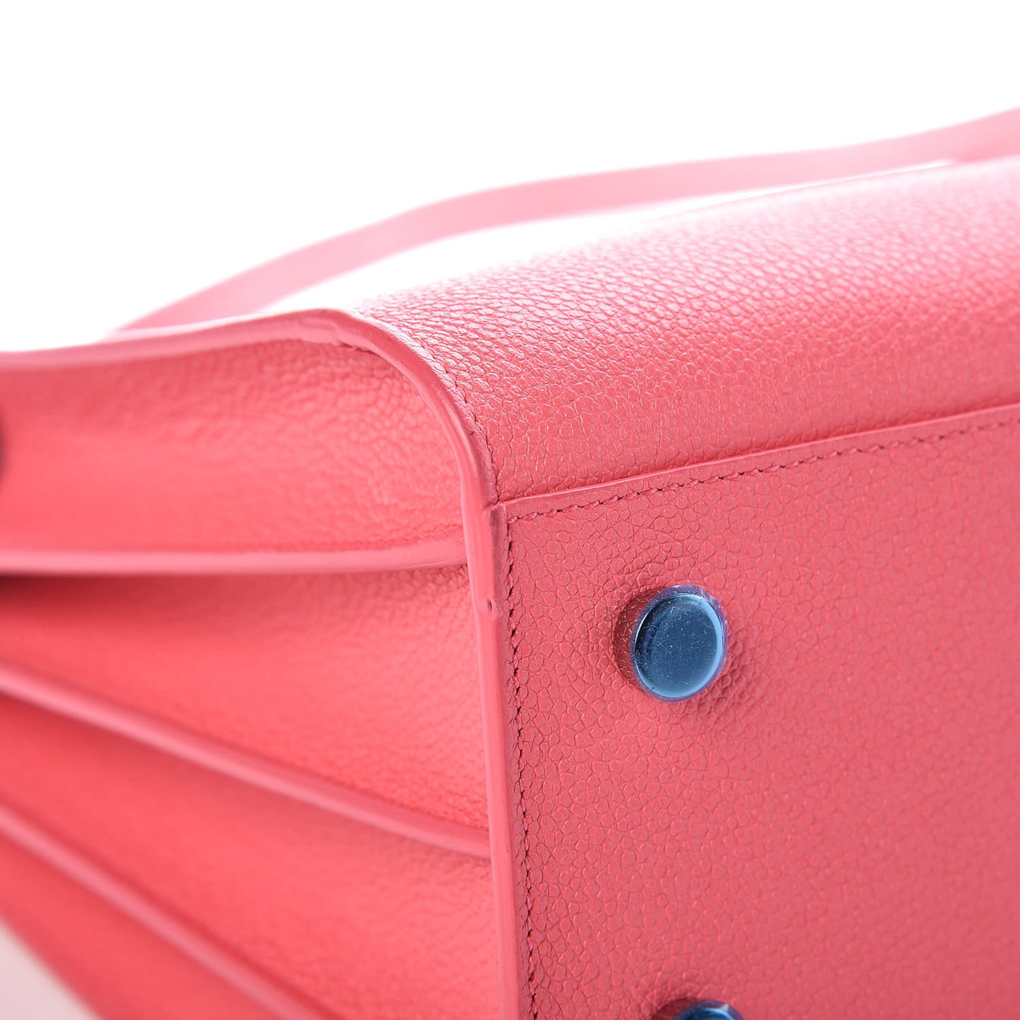 Grained Calfskin Baby Sac De Jour Rose Clair