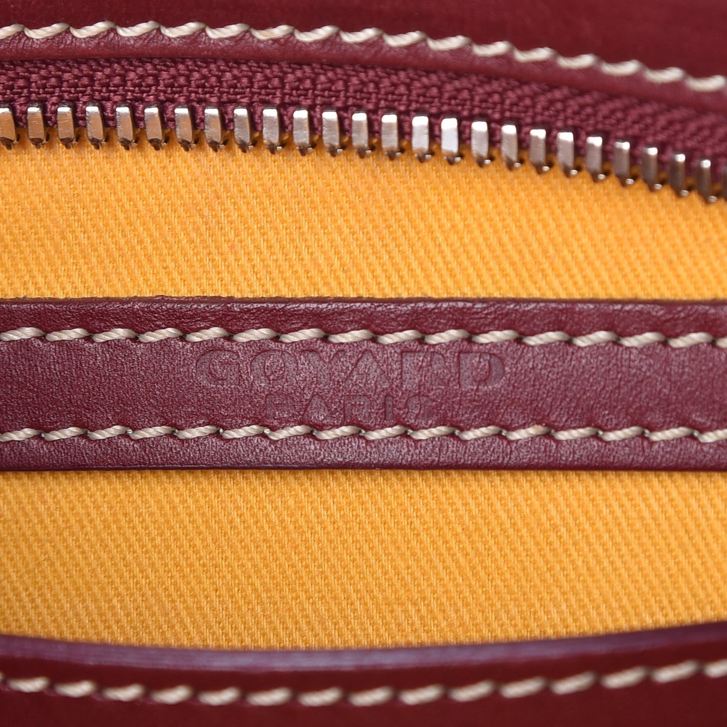 Goyardine Sac Cap Vert Burgundy