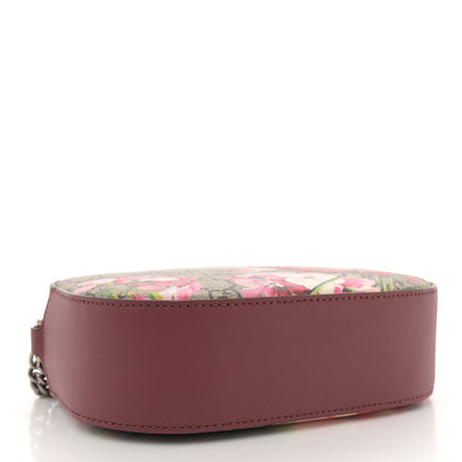Gucci GG Supreme Monogram Blooms Mini Chain Shoulder Bag Beige Multicolor Dry Rose 4 of 11