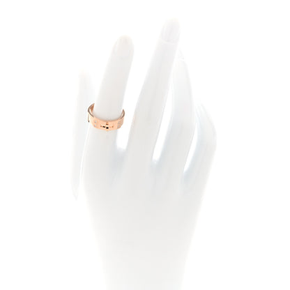 Hermes 18K Rose Gold Diamond PM Kelly Ring 52 6 2 of 5