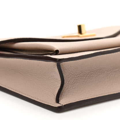 Louis Vuitton Soft Calfskin My Lockme Chain Pochette Greige 8 of 9